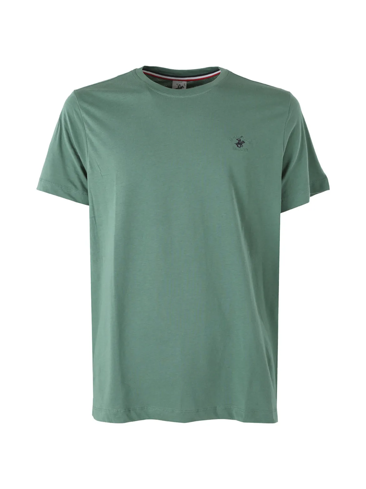 Polo Club T-shirt girocollo da uomo in cotone - verde