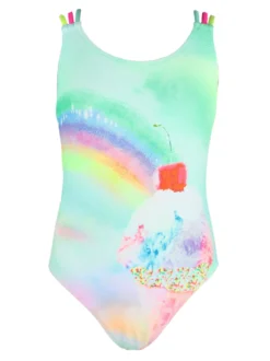 Power Flower Costume intero da bambina con stampa