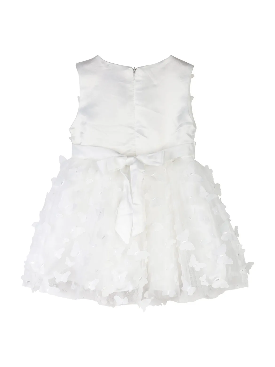 Pretty Baby Abito da cerimonia per neonate in tulle con fiocco per capelli