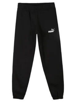 Puma ESS BLOCK SWEAT SUIT Completo tuta invernale da ragazzo con cappuccio e zip - nero