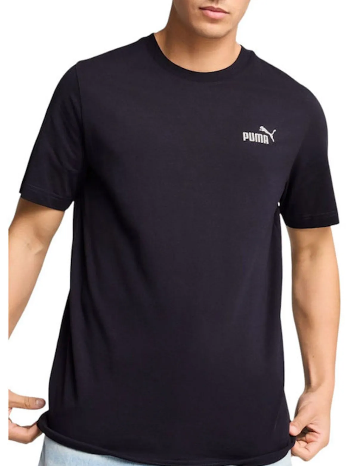 Puma ESS Small No.1 Logo Tee T-shirt uomo - nero