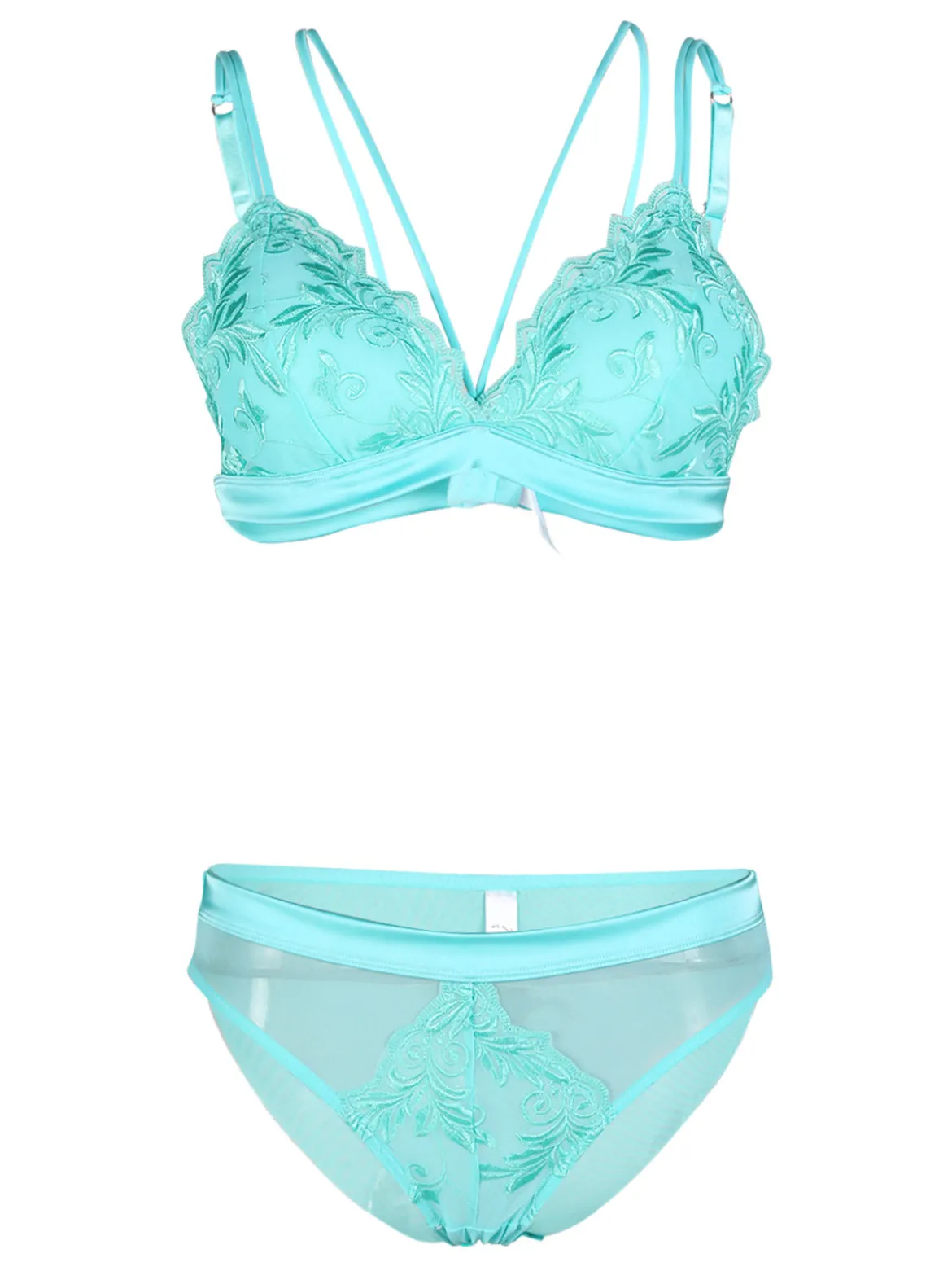 Pura P0812C Completo intimo donna triangolo + brasiliano