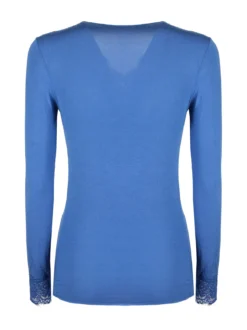 Pura P0716M Maglia donna in cashmere con pizzo