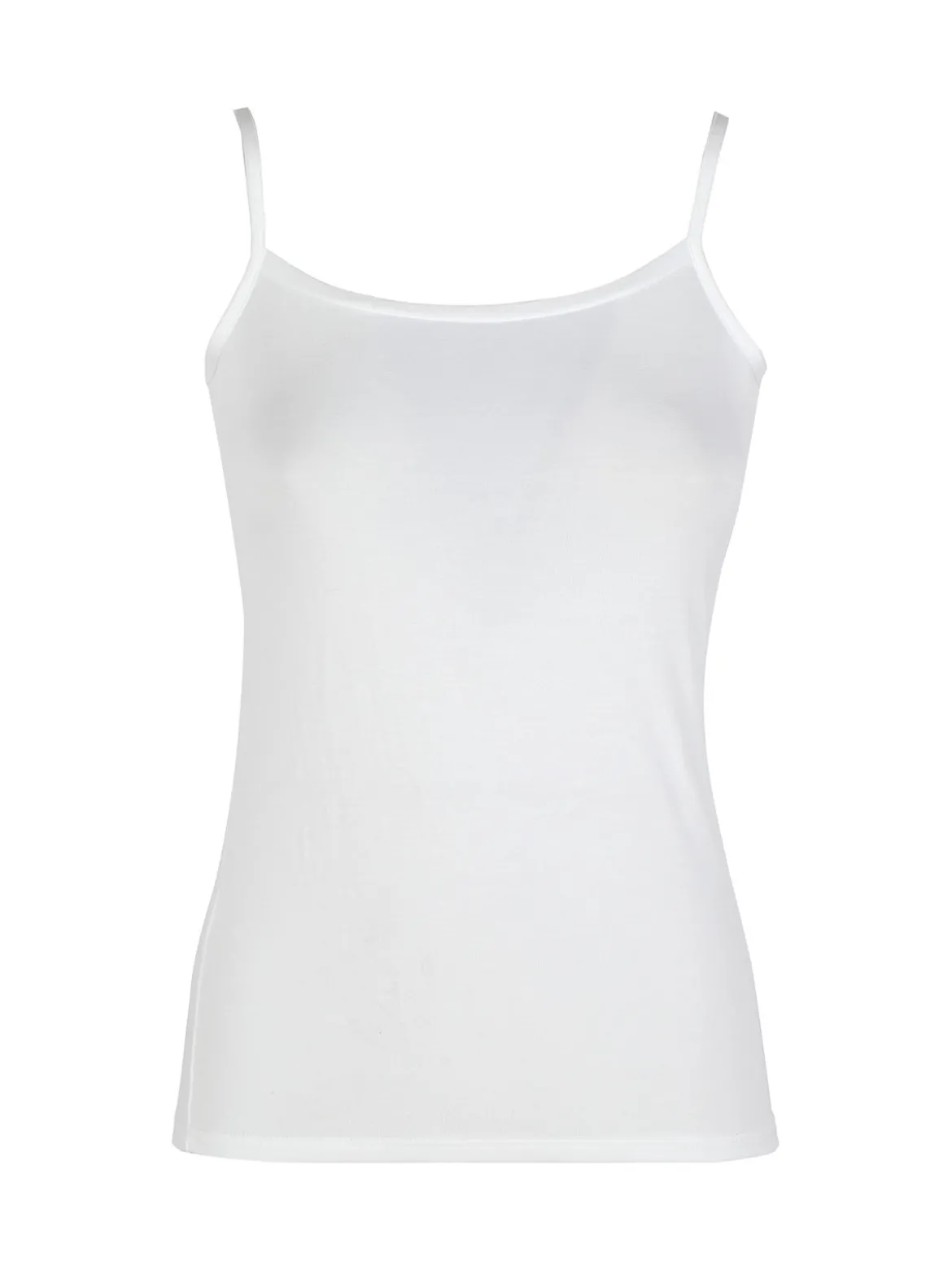 Pura P0717M top donna in bamboo con spalline sottili