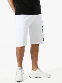 Pyrex Bermuda sportivi da uomo in cotone con logo - bianco