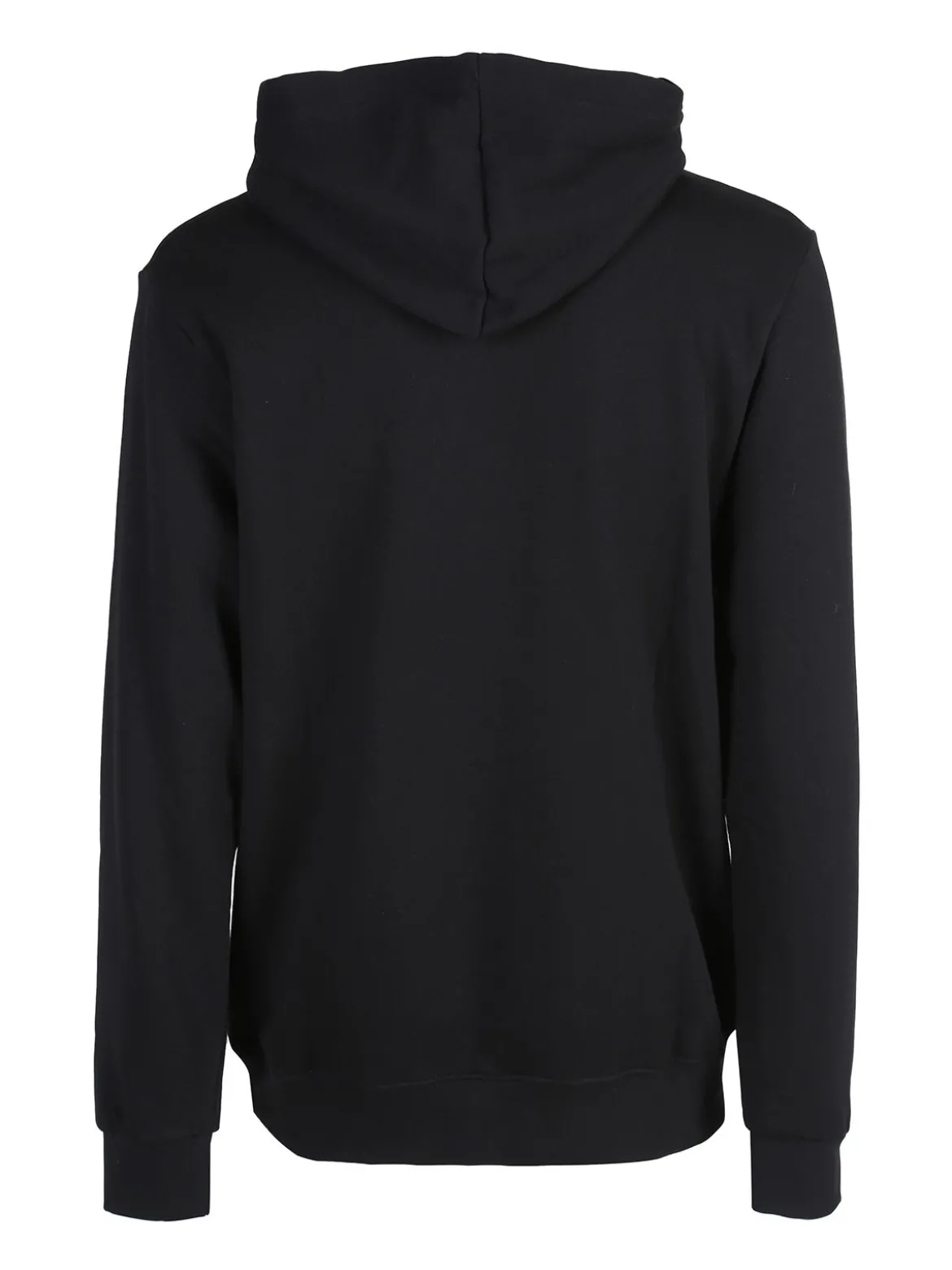 Pyrex Felpa da uomo in cotone con cappuccio e stampa logo - nero