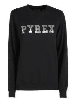 Pyrex Felpa donna girocollo con stampa logo