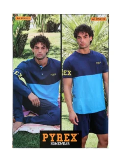 Pyrex Pigiama lungo da uomo in cotone - verde