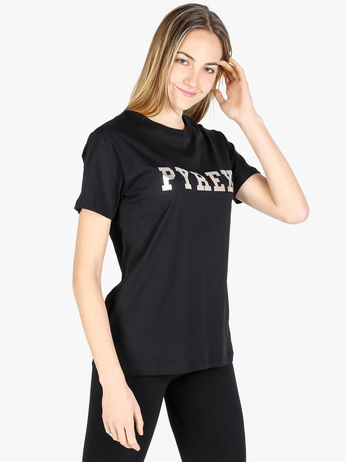 Pyrex T-shirt donna in cotone con logo