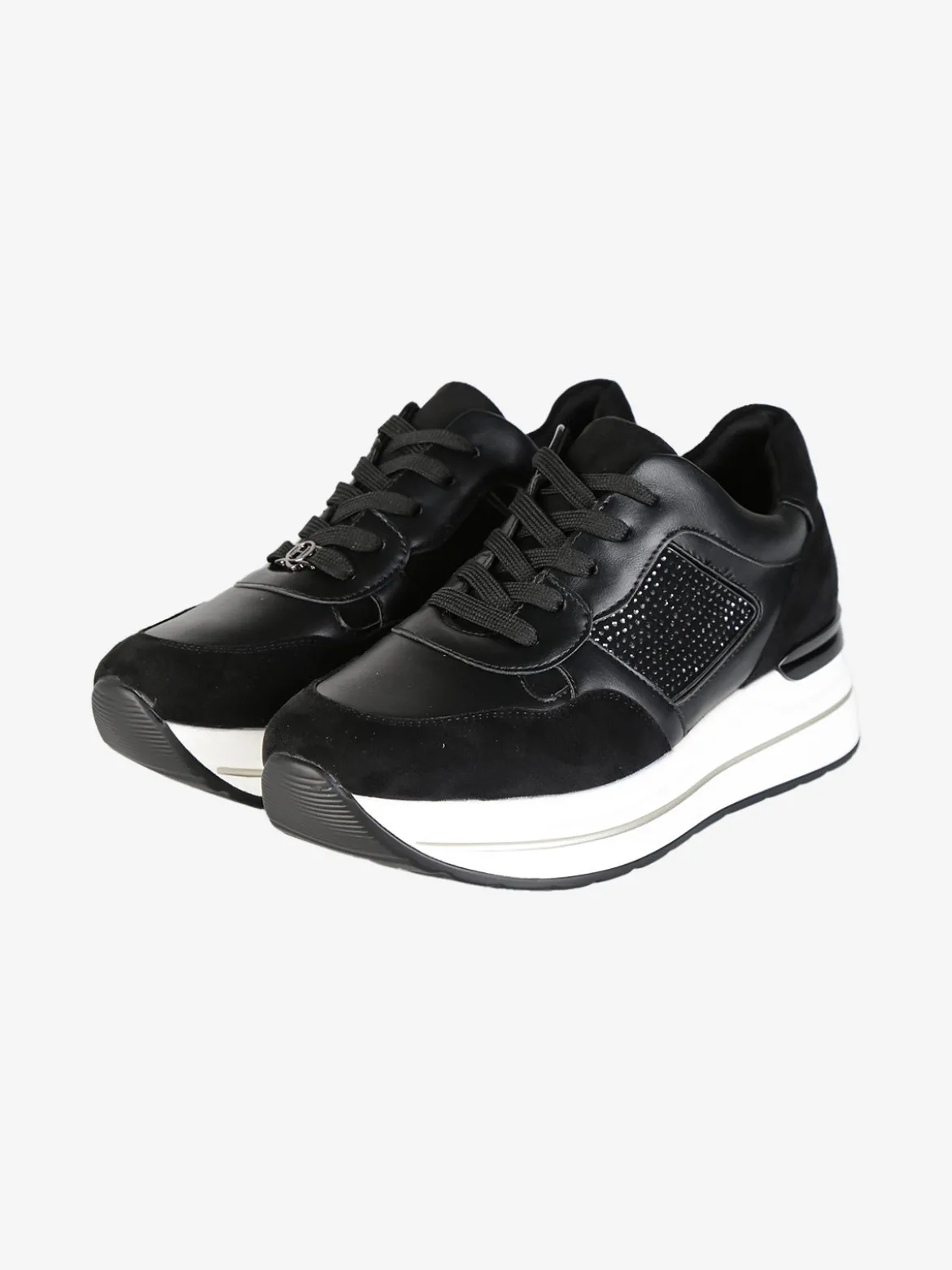 Queen Helena Sneakers donna con strass e platform