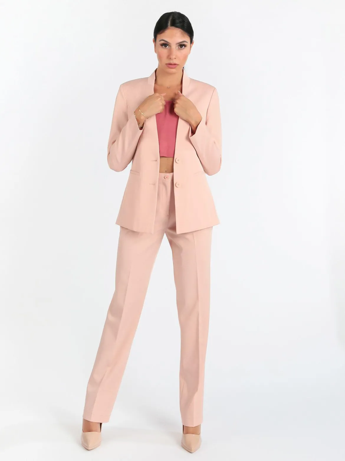 Radaus Blazer donna scollo alla coreana