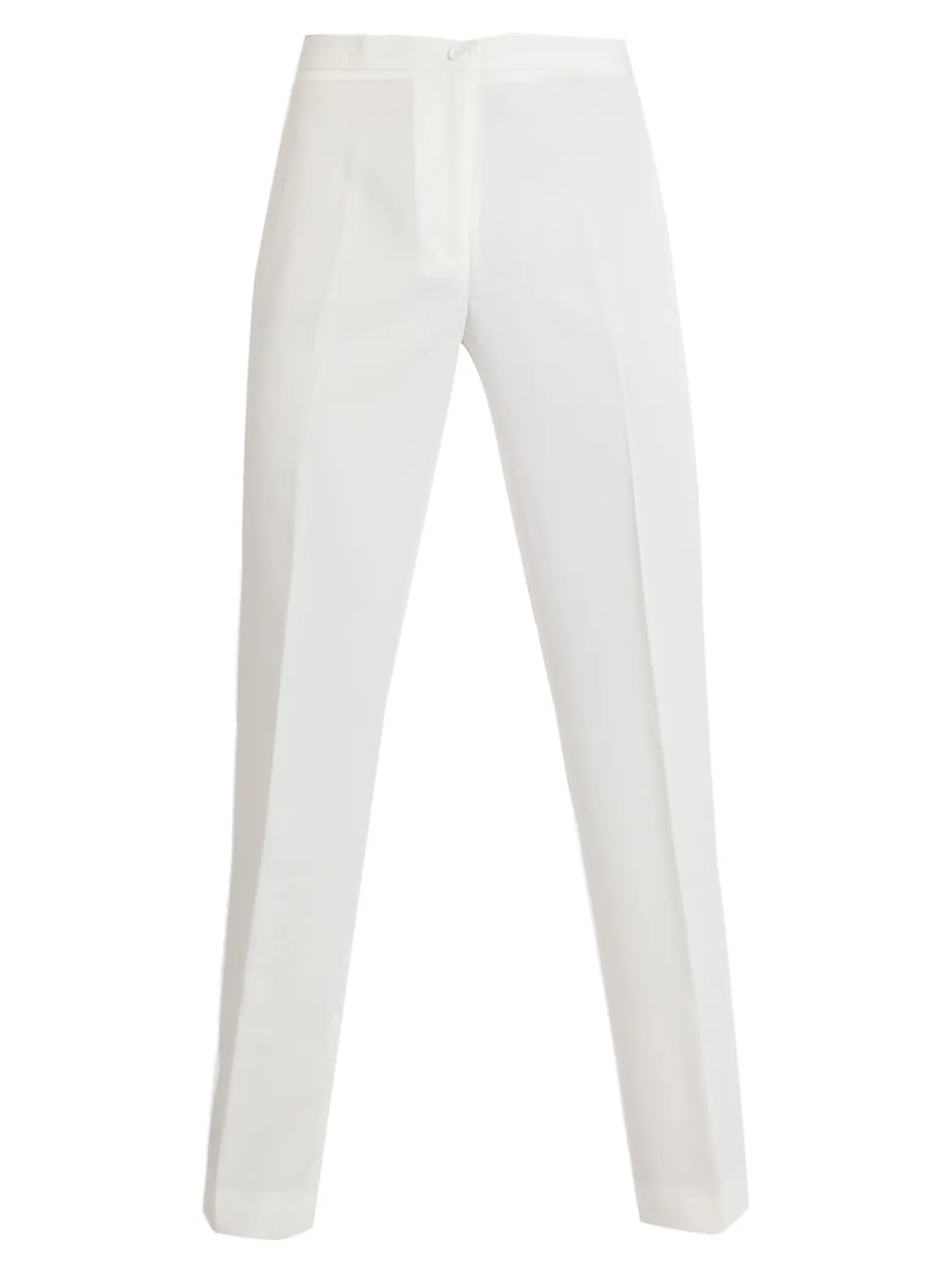 Radaus Pantaloni classici da donna a gamba dritta - bianco