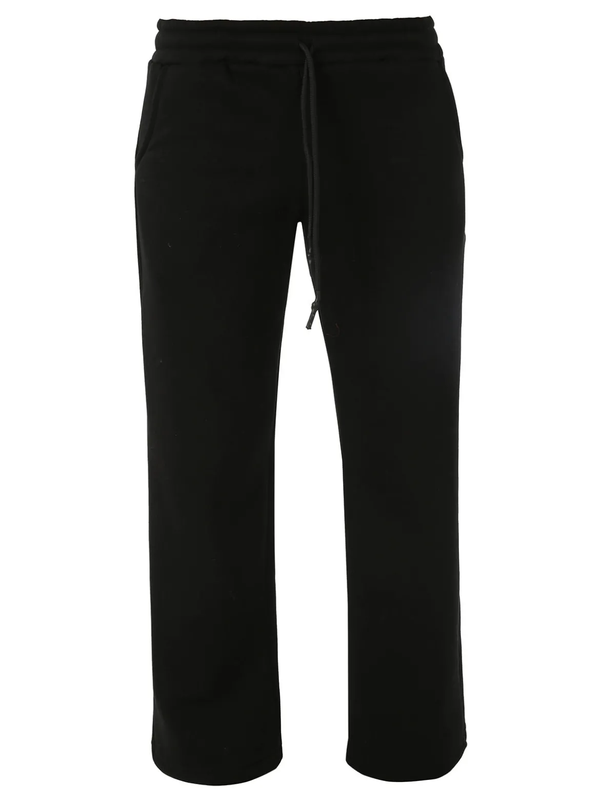 Raggi Lunari Pantaloni da donna in felpa a gamba larga con coulisse - nero