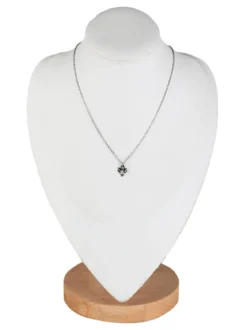 Rejena Collana donna in maglia sottile con charm renna
