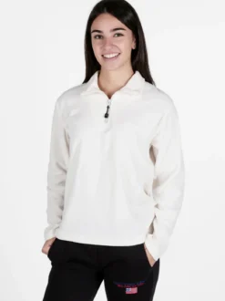 Renato Balestra Felpa donna in pile a mezza zip