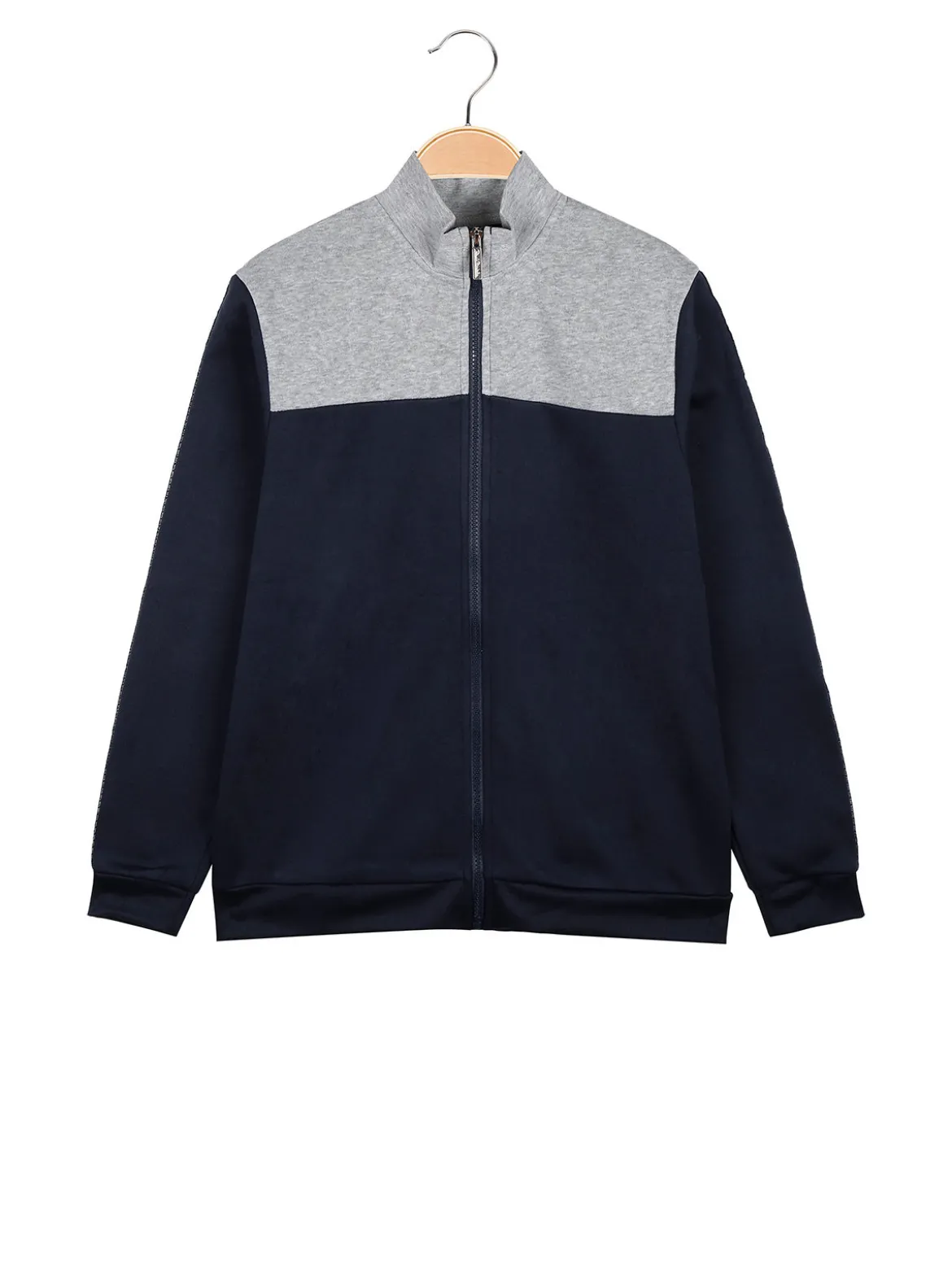 Renato Balestra Felpa pesante da ragazzo full zip con strisce sulle maniche