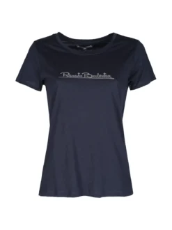 Renato Balestra T-shirt donna in cotone bielastico con logo