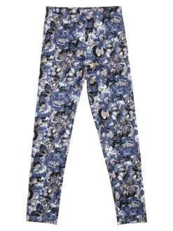 Re Panda Completo 2 pezzi da bambina con leggings fiorato