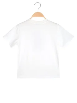 Re Panda T-shirt da bambino in cotone con stampa - bianco