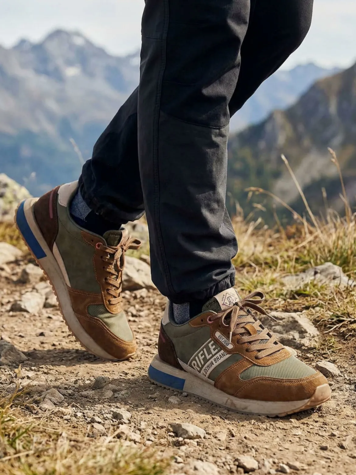 Rifle EVARAGE Sneakers da uomo stringate - moro