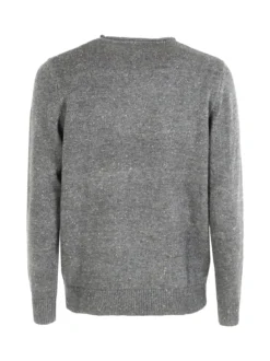 Rifle Maglione girocollo da uomo misto lana - grigio scuro