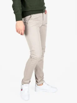 Rifle Pantaloni da uomo in cotone con risvolto finale