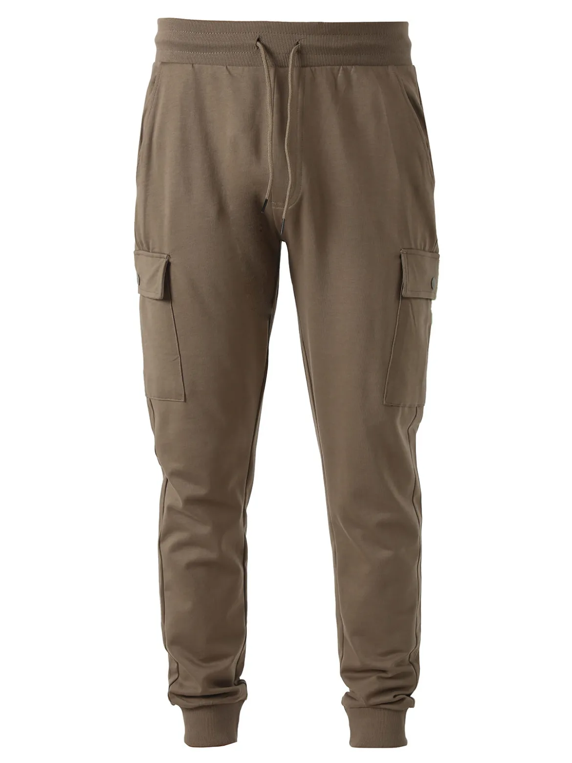Rifle Pantaloni sportivi da uomo in cotone con tasconi laterali - militare