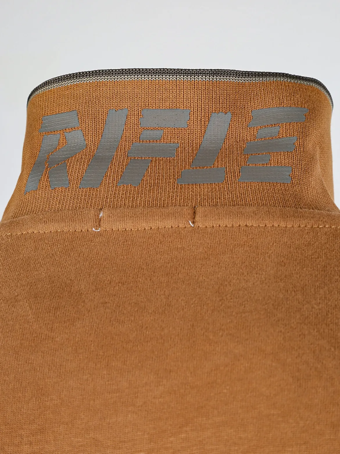Rifle Polo uomo a maniche lunghe in cotone - cammello