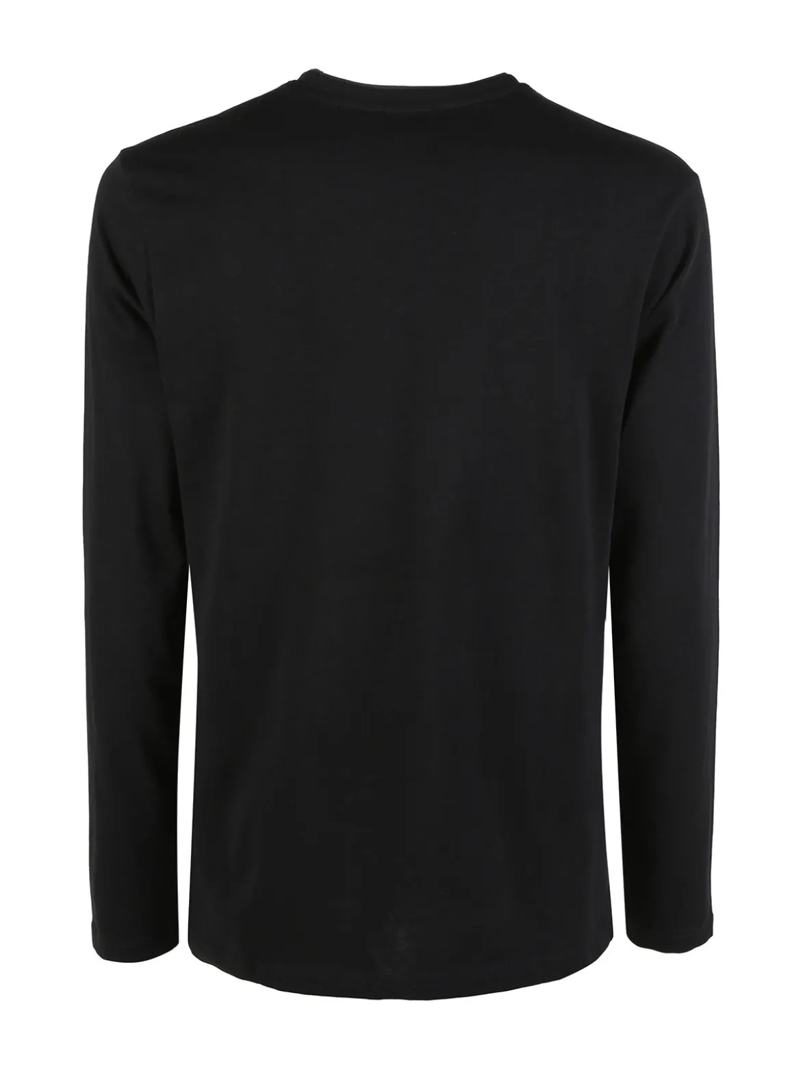 Rifle T-shirt uomo a maniche lunghe in cotone - nero