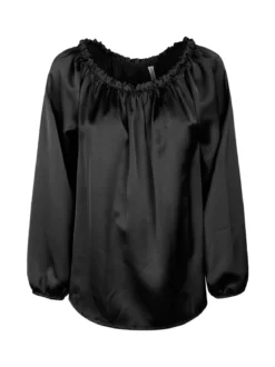 Rlinea Blusa donna effetto raso