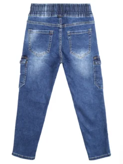 Run Boy Jeans da bambino con tasche laterali