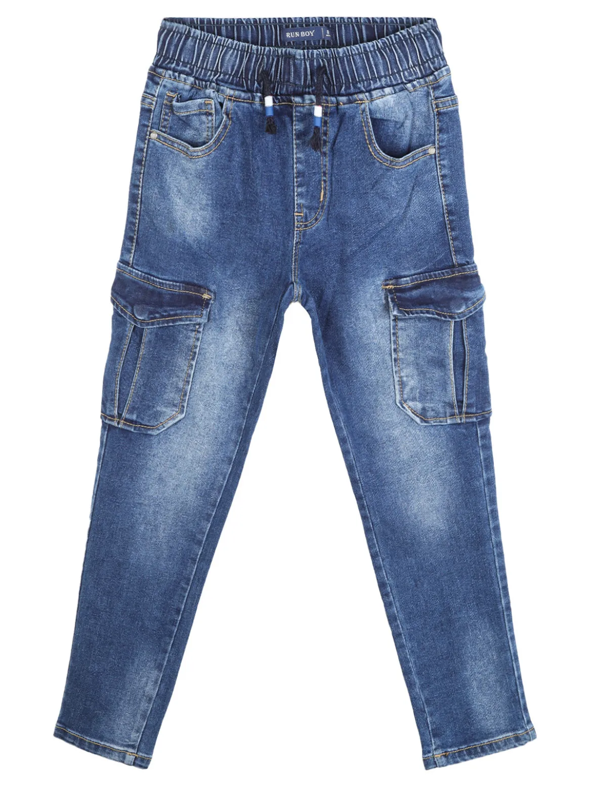Run Boy Jeans da bambino con tasche laterali