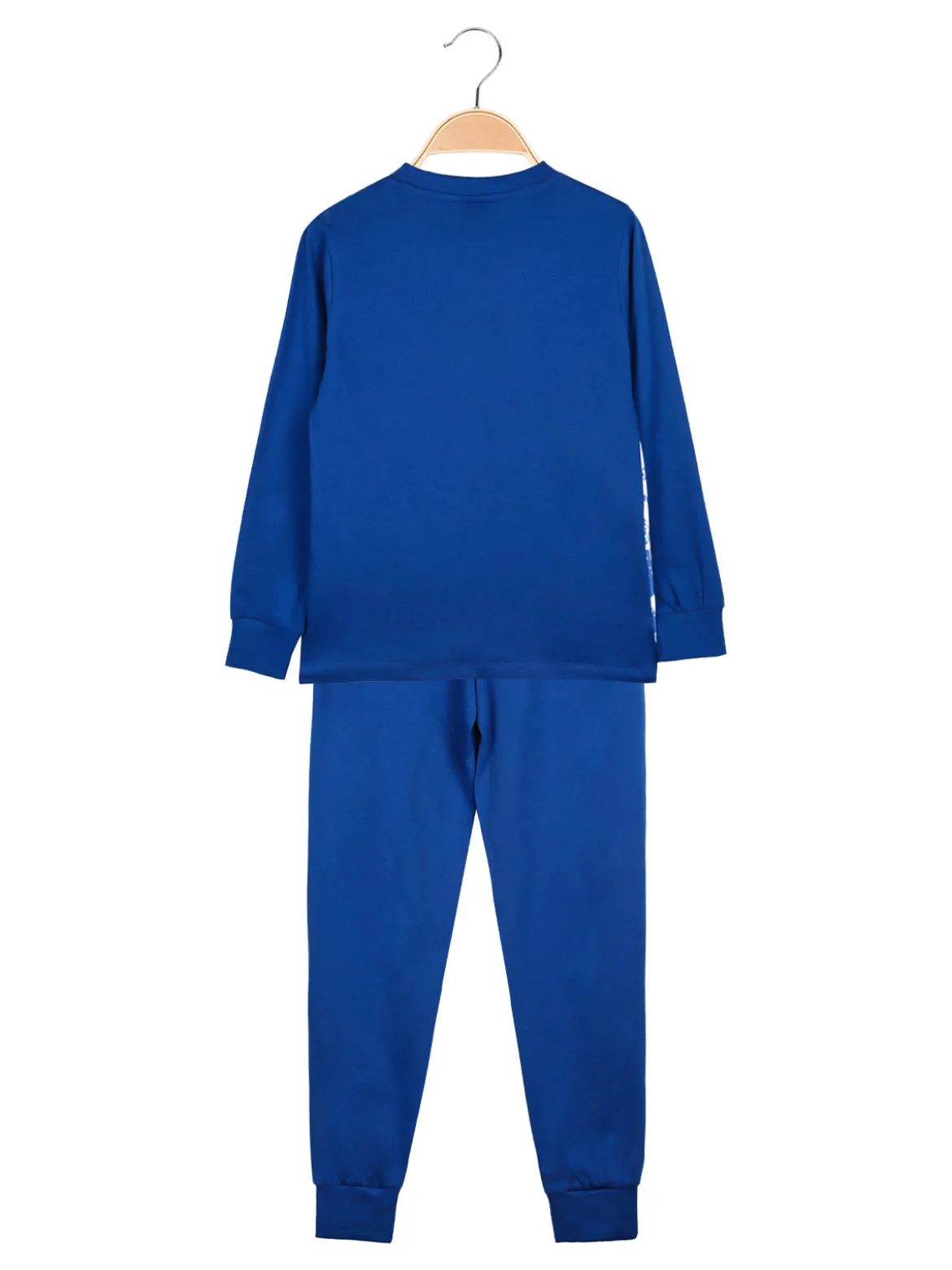 Sabor Jurassic world pigiama lungo da bambino in cotone - blu