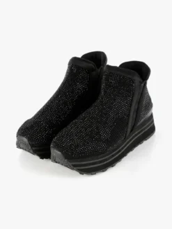 Saralòpez Sneakers alte da donna con strass