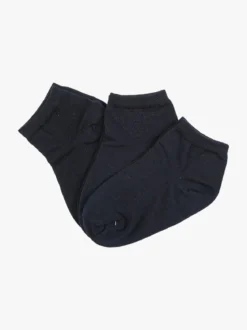 Scopri Confezione da 3 paia di calze corte da bambini in cotone - blu scuro