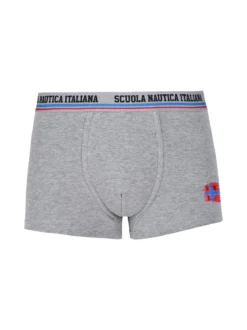 Scuola Nautica Italiana Boxer da uomo in cotone elastico