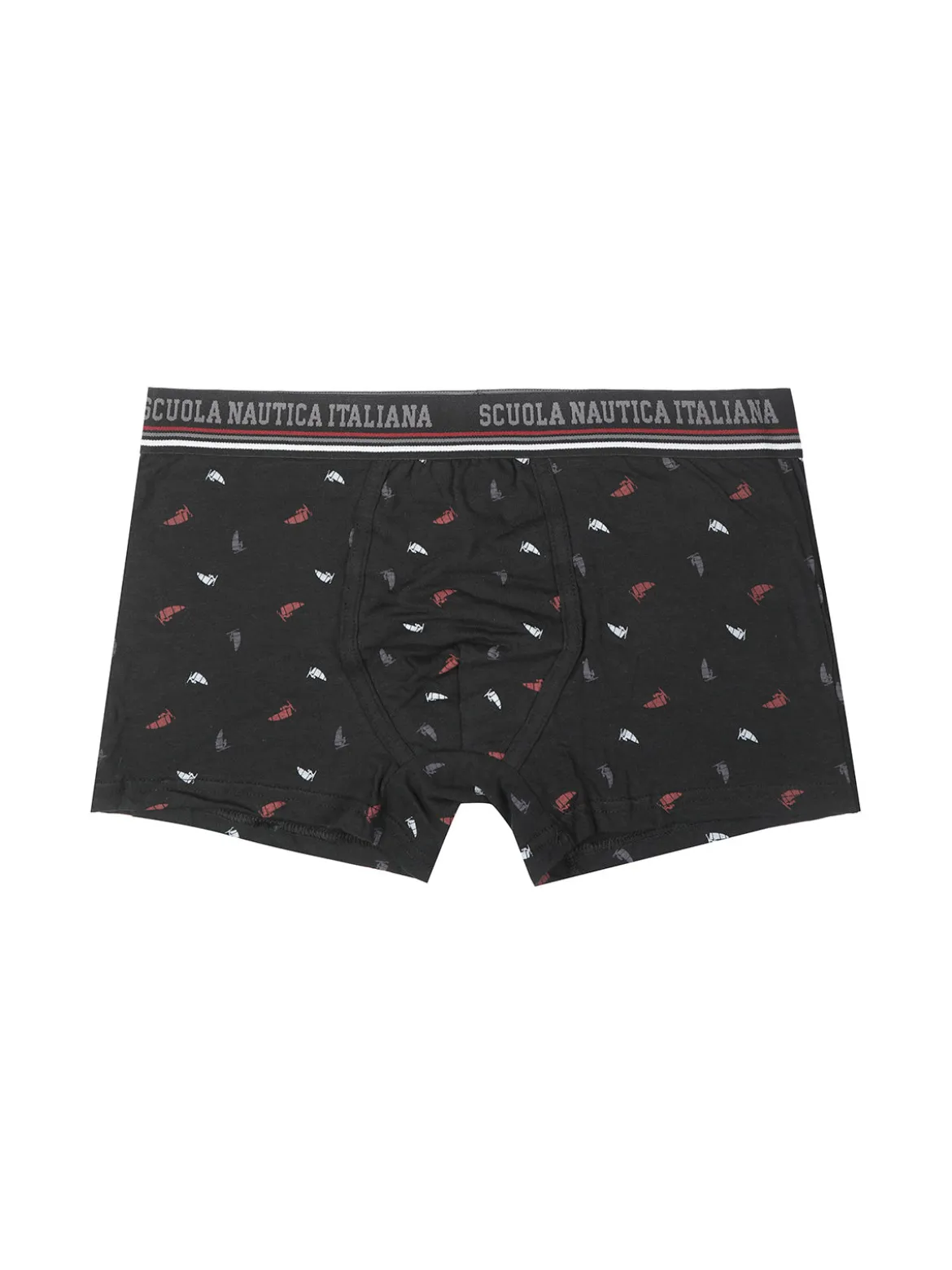 Scuola Nautica Italiana Boxer uomo in cotone con stampe