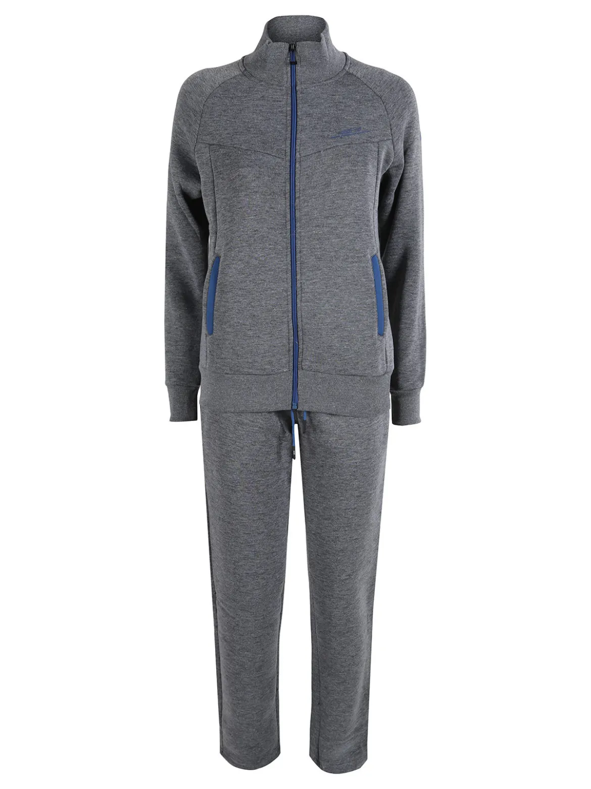 Scuola Nautica Italiana Completo tuta donna invernale con felpa e pantaloni - grigio scuro