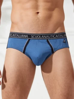 Scuola Nautica Italiana Slip uomo in cotone