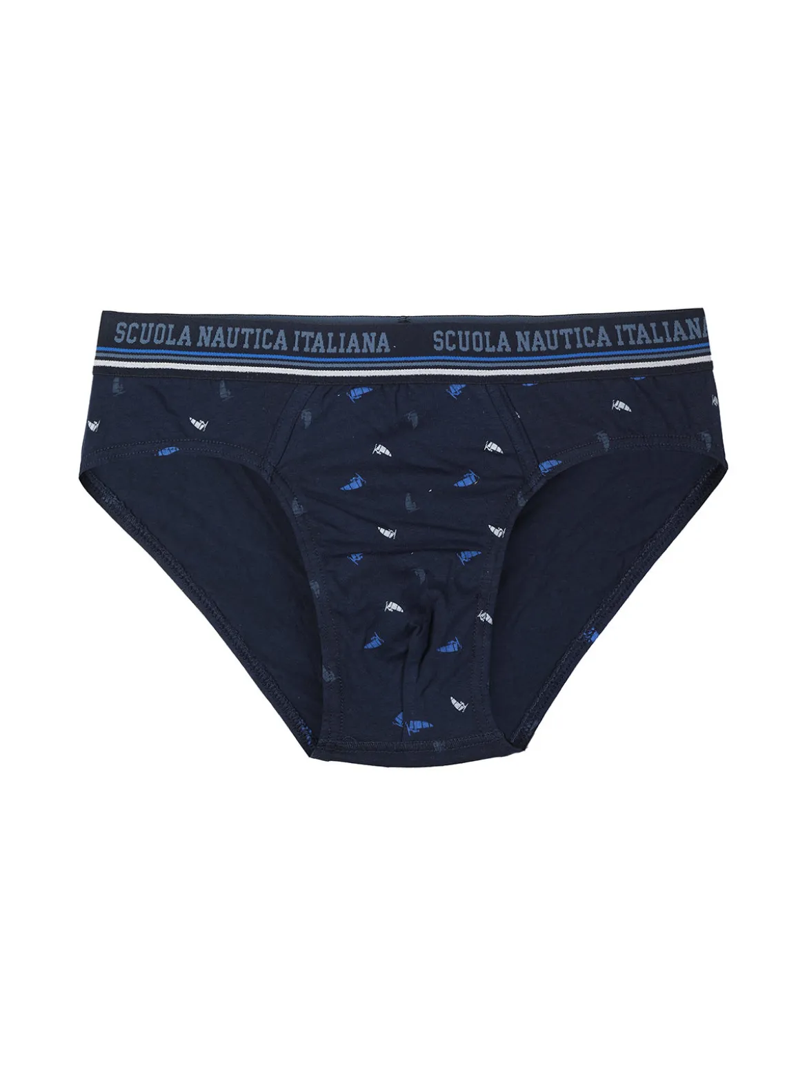 Scuola Nautica Italiana Slip uomo in cotone con stampe