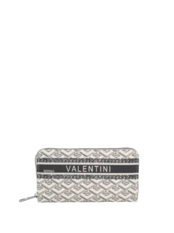 Sergio Valentini Portafoglio rettangolare da donna con stampe - khaki