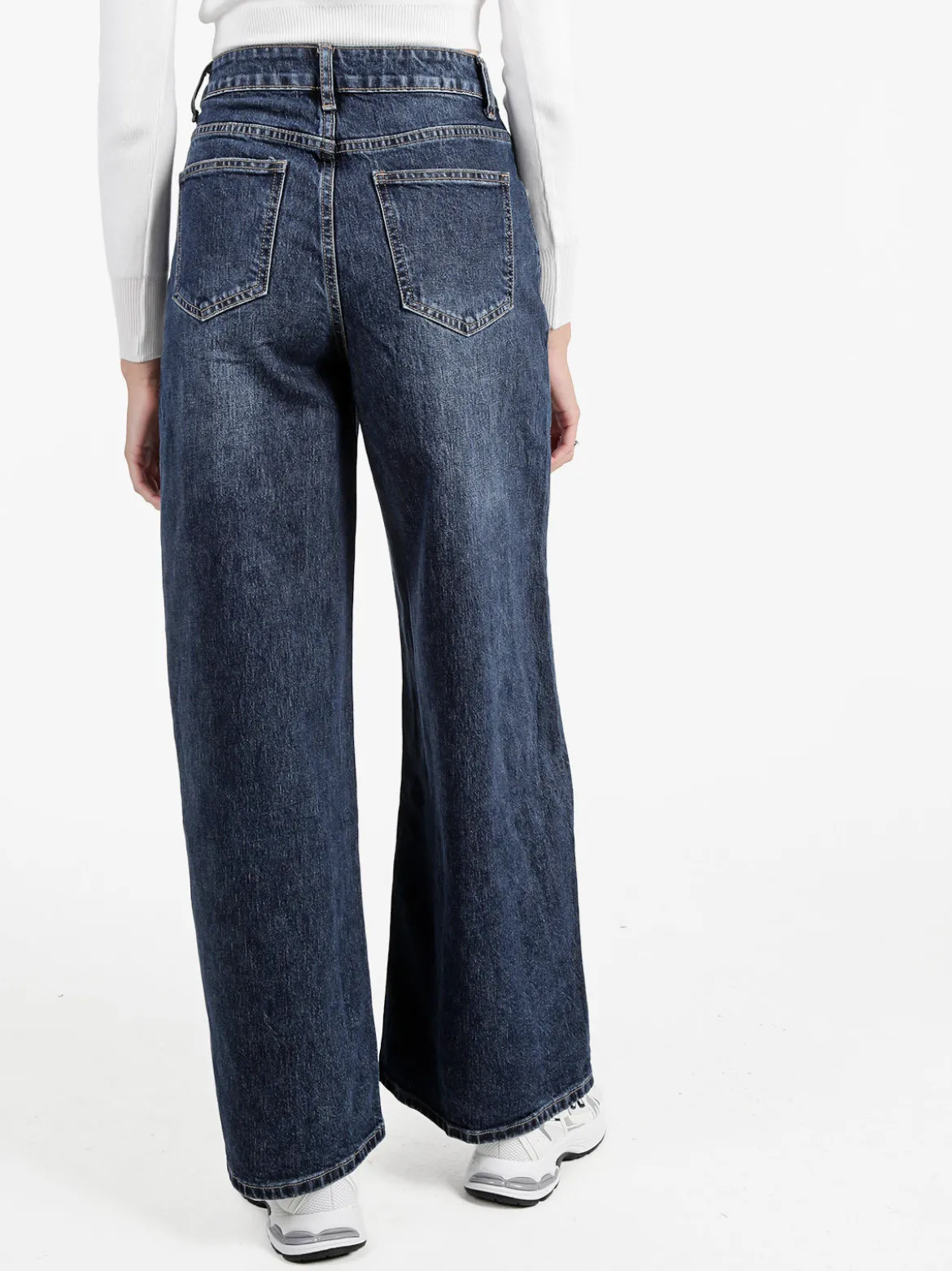 Sexy Sense Jeans donna a gamba larga - jeans
