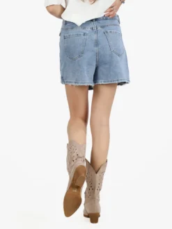 Sexy Sense Pantagonna in jeans con bottoni