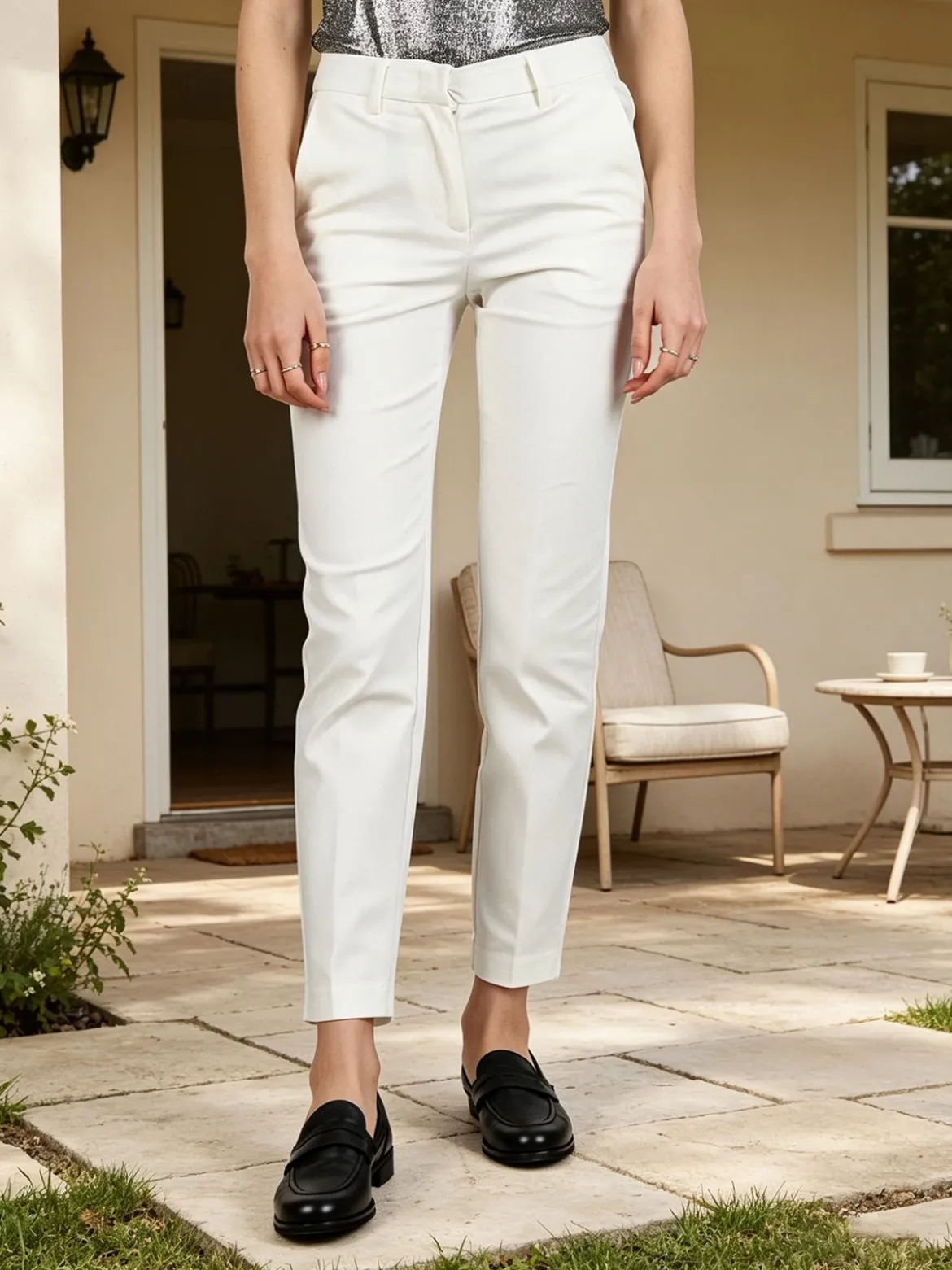 Sexy Sense Pantaloni donna slim a sigaretta