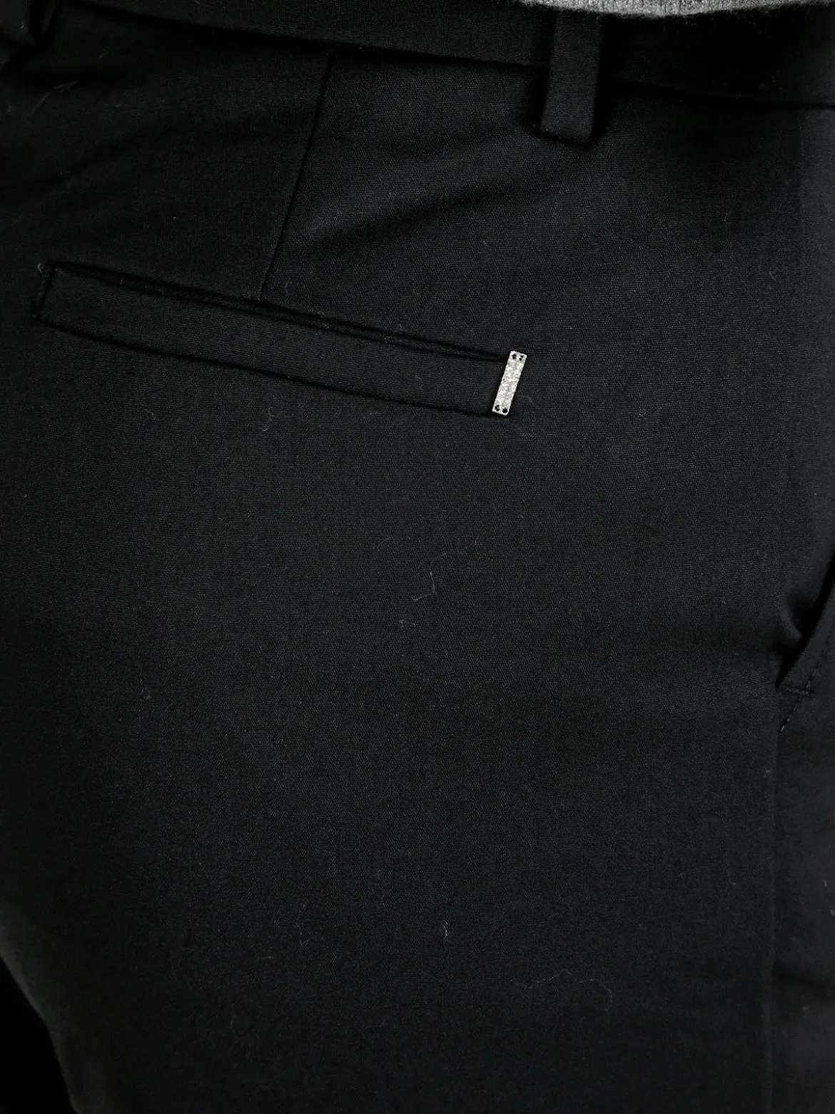 Sexy Sense Pantaloni donna slim fit a sigaretta - nero
