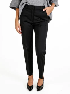 Sexy Sense Pantaloni donna slim fit a sigaretta - nero