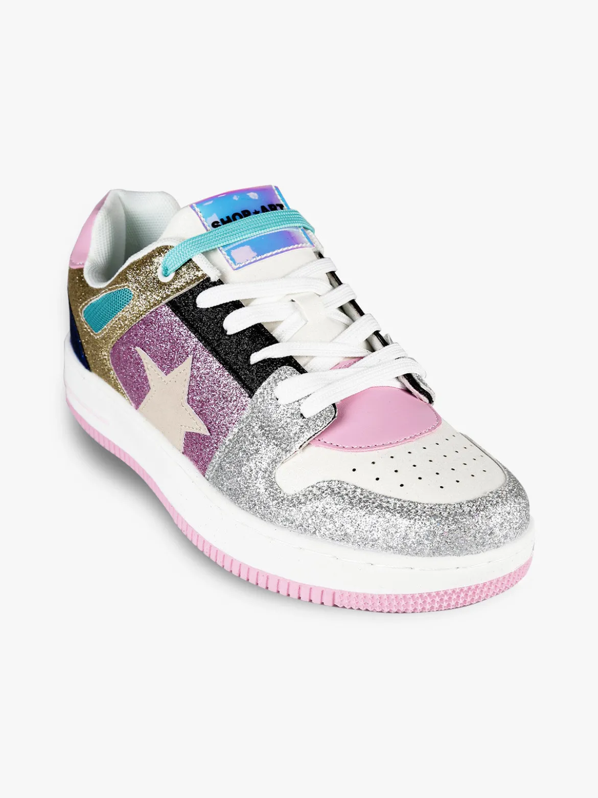 Shop Art BASKET BASSA HAILEY Sneakers donna glitter