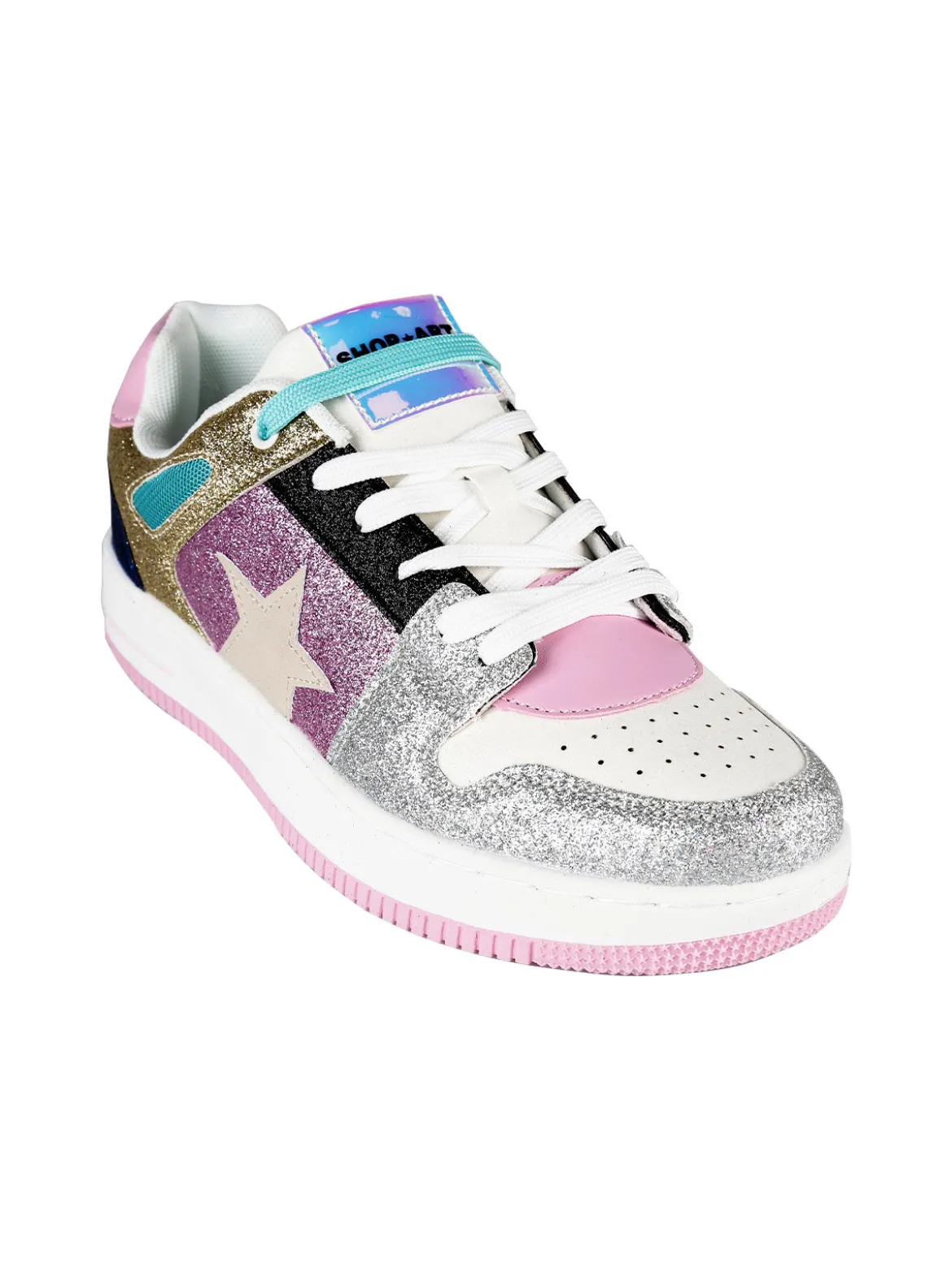 Shop Art BASKET BASSA HAILEY Sneakers donna glitter