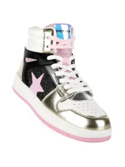 Shop Art BASKET HAILEY Sneakers alte donna bicolor