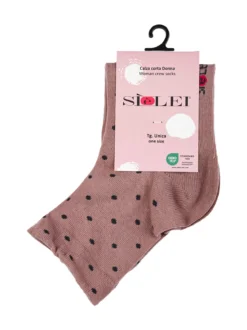 Sielei Calze corte da donna a pois - lilla